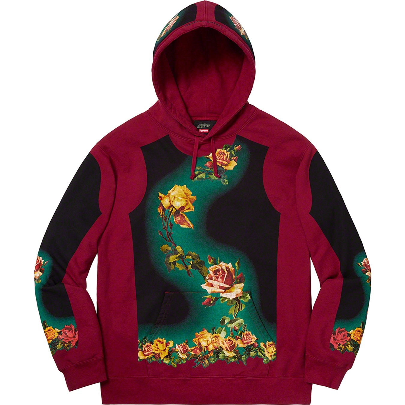 Supreme®/Jean Paul Gaultier® Floral Print Hooded Sweatshirt view 4